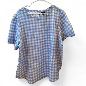 Ann Taylor Gingham Blouse
